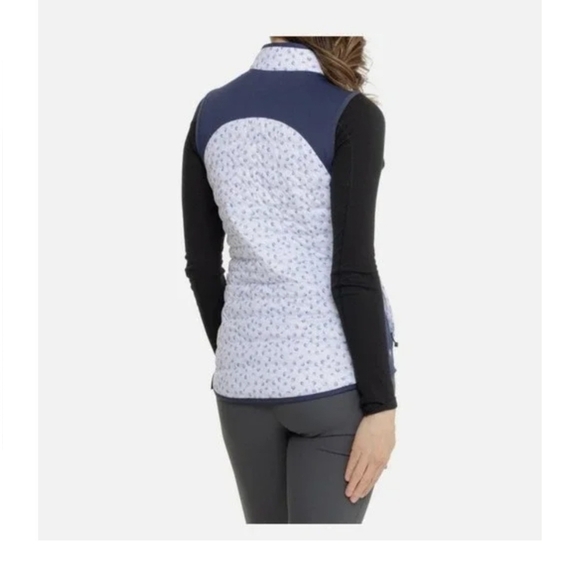 Peter Millar Fuse Tossed Paisley Hybrid Vest - Insulated - Picture 3 of 6